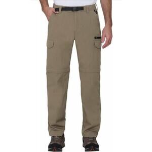 The B.C. Clothing Co. Convertible Stretch Cargo Pants & Shorts Tan Size S x 32